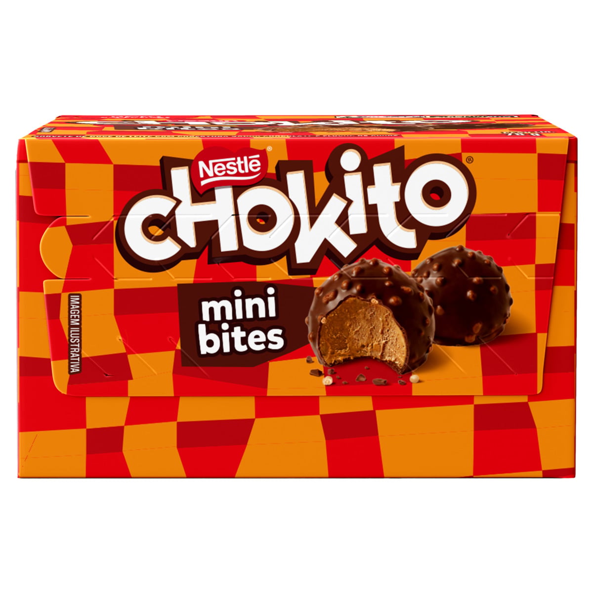 Sorvete Bombom Nestle Chokito Mini Bites Caixa 78g